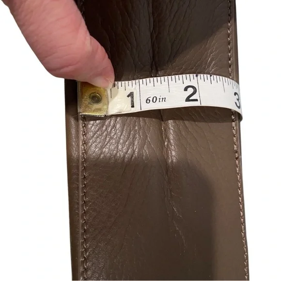 Kooba Leather Medium Taupe Crossbody Bag Purse - Picture 10 of 10